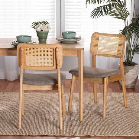   Modern European furniture - Woven Rattan Back Dining Chairs 2 - www.oroa.com | Oroa.com