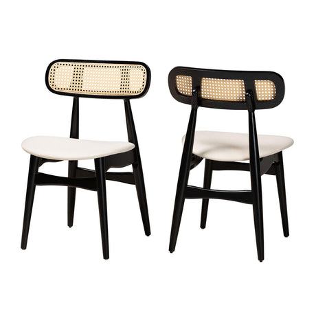   Modern European furniture - Black Wooden Dining Chairs 2 - www.oroa.com | Oroa.com