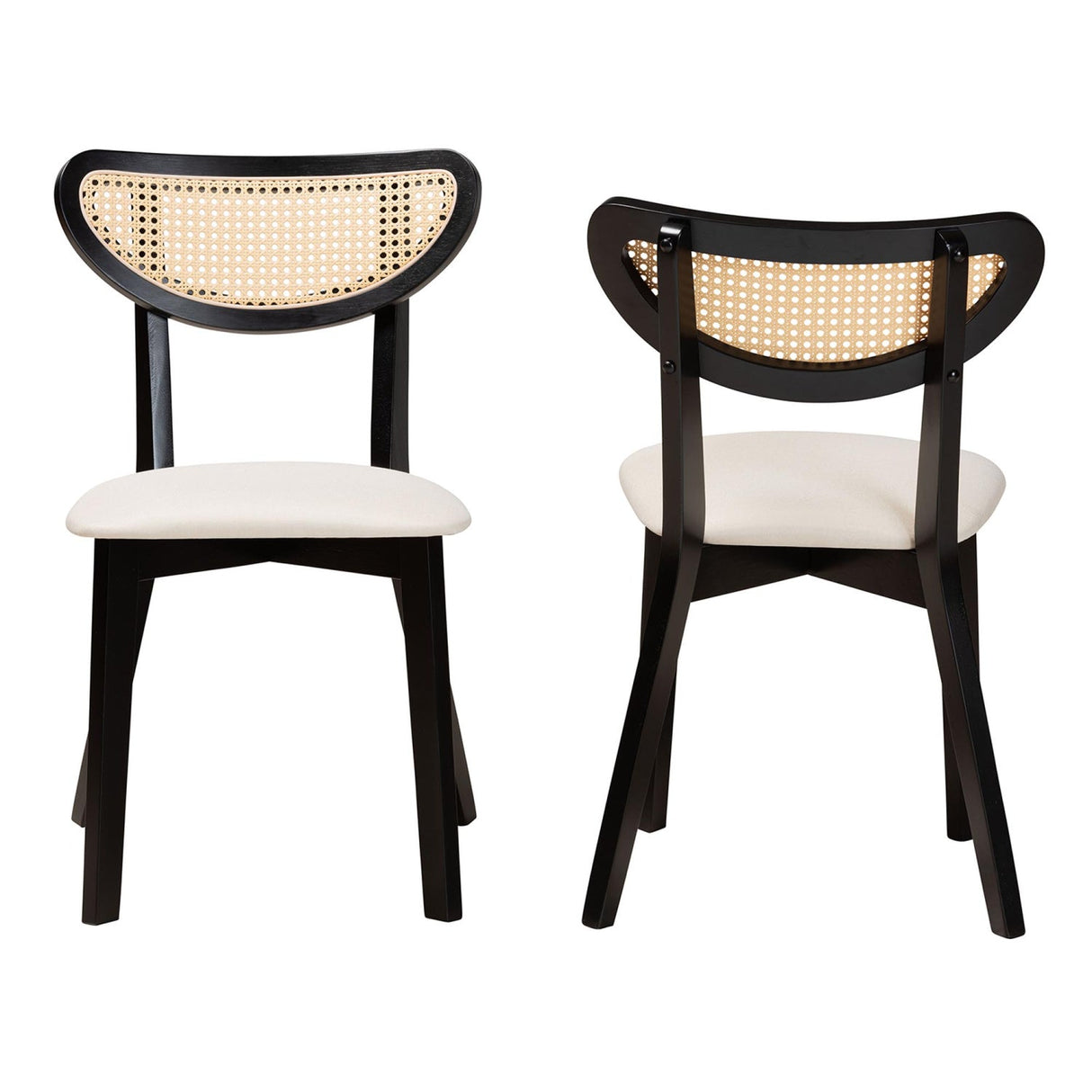   Modern European furniture - Crescent Rattan Back Dining Chairs 2 - www.oroa.com | Oroa.com