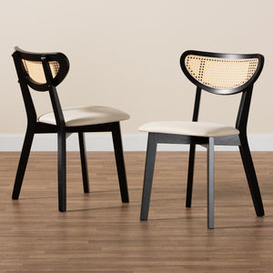   Modern European furniture - Crescent Rattan Back Dining Chairs 2 - www.oroa.com | Oroa.com