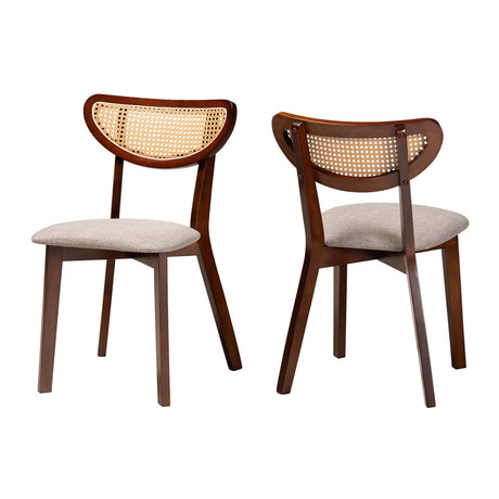   Modern European furniture - Crescent Rattan Back Dining Chairs 2 - www.oroa.com | Oroa.com
