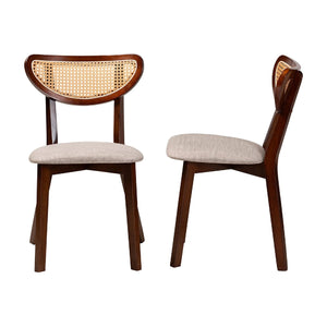   Modern European furniture - Crescent Rattan Back Dining Chairs 2 - www.oroa.com | Oroa.com