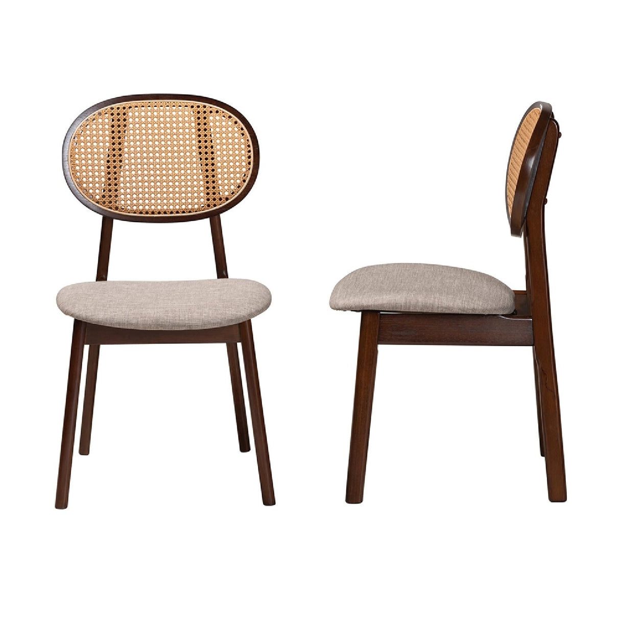   Modern European furniture - Mid Century Padded Wooden Dining Chairs 2 - www.oroa.com | Oroa.com