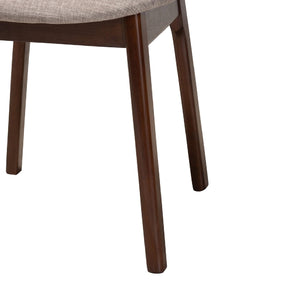   Modern European furniture - Mid Century Padded Wooden Dining Chairs 2 - www.oroa.com | Oroa.com