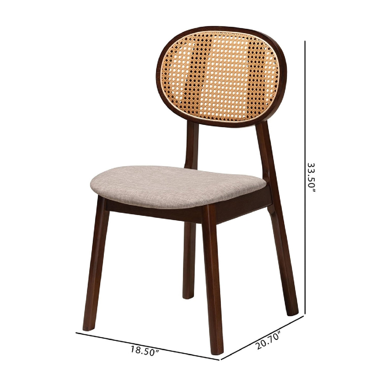   Modern European furniture - Mid Century Padded Wooden Dining Chairs 2 - www.oroa.com | Oroa.com