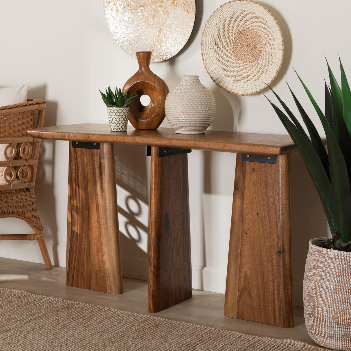   Modern European furniture - Suar Wood Console Table - www.oroa.com | Oroa.com