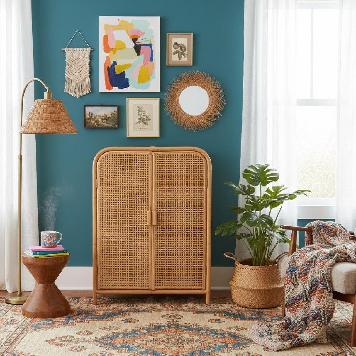   Modern European furniture - Rattan Bohemian Storage Cabinet - www.oroa.com | Oroa.com