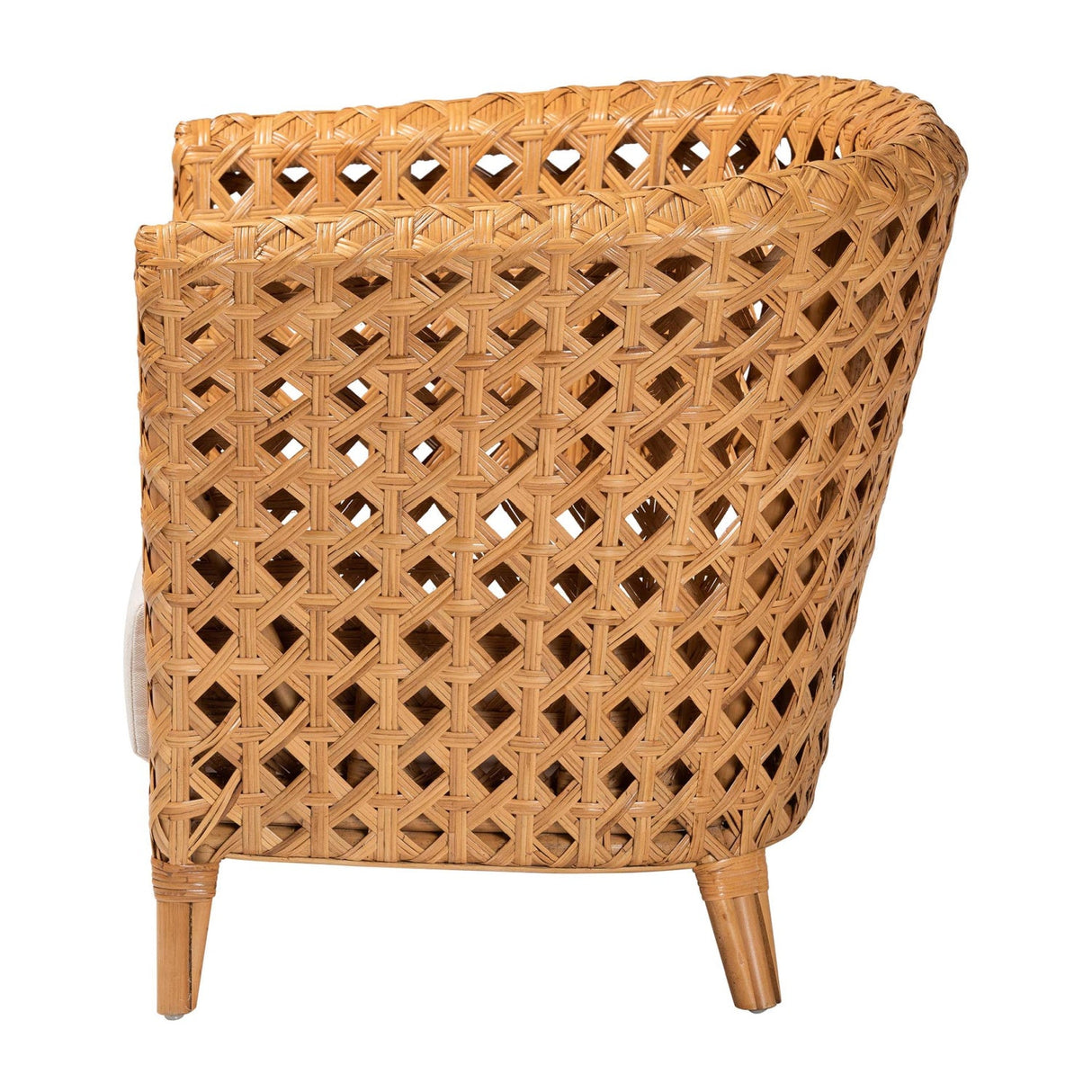   Modern European furniture - Diamond Weave Rattan Accent Chair - www.oroa.com | Oroa.com