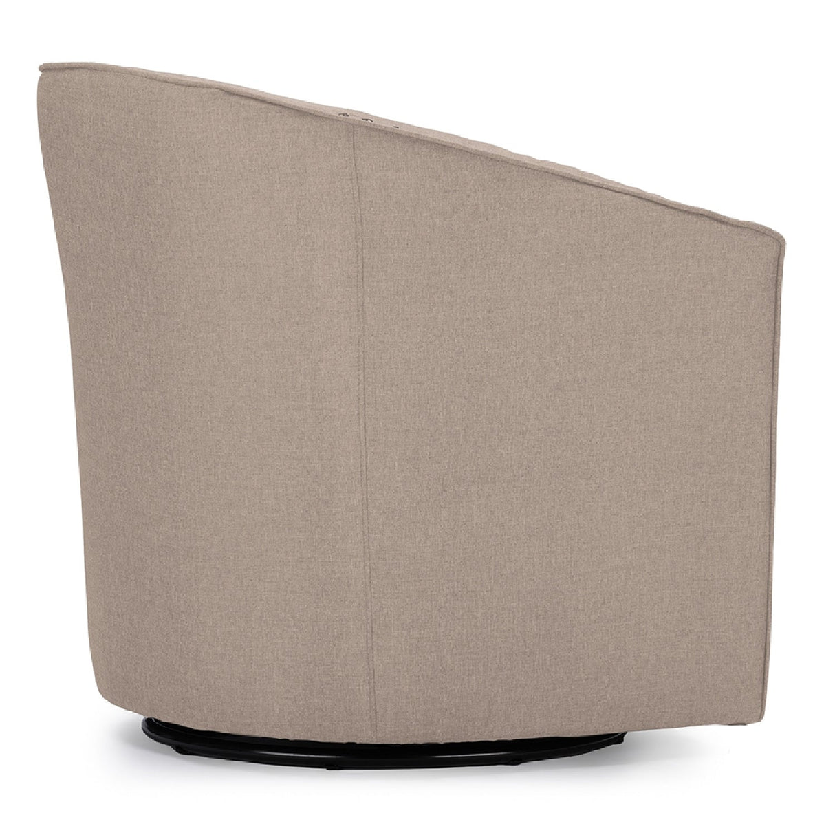   Modern European furniture - Beige Studded Swivel Tub Chair - www.oroa.com | Oroa.com