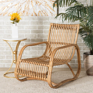   Modern European furniture - Openwork Rattan Accent Chair | Oroa.com