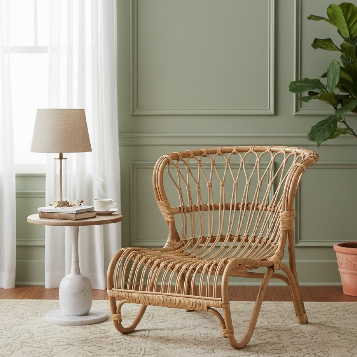   Modern European furniture - Rattan Openwork Accent Chair - www.oroa.com | Oroa.com