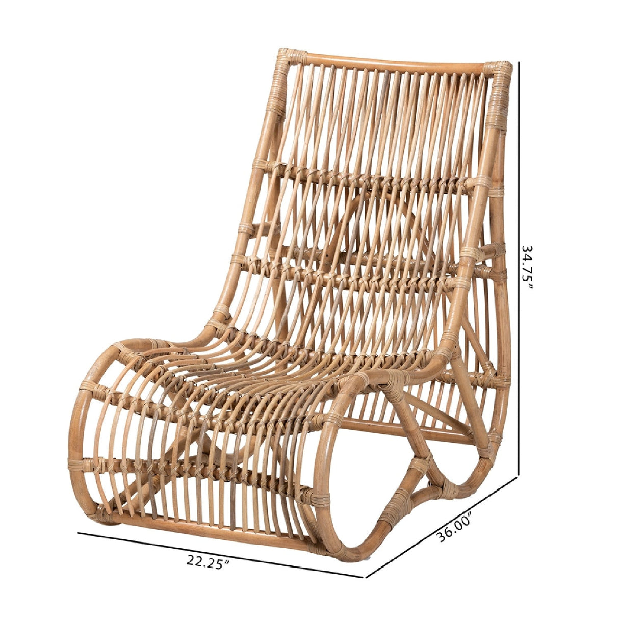   Modern European furniture - Rattan High Back Lounge Chair - www.oroa.com | Oroa.com