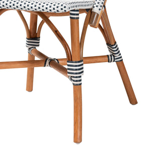   Contract furniture - Two Toned Weaving Indoor Outdoor Bistro Chair - www.oroatrade.com | Oroa.com