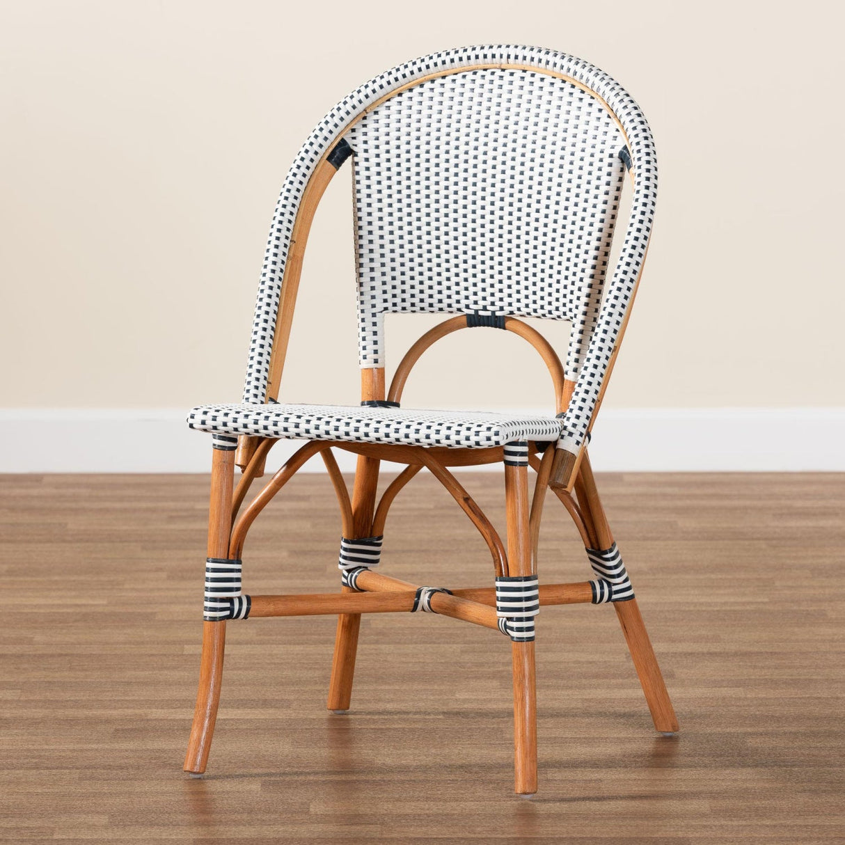   Contract furniture - Two Toned Weaving Indoor Outdoor Bistro Chair - www.oroatrade.com | Oroa.com