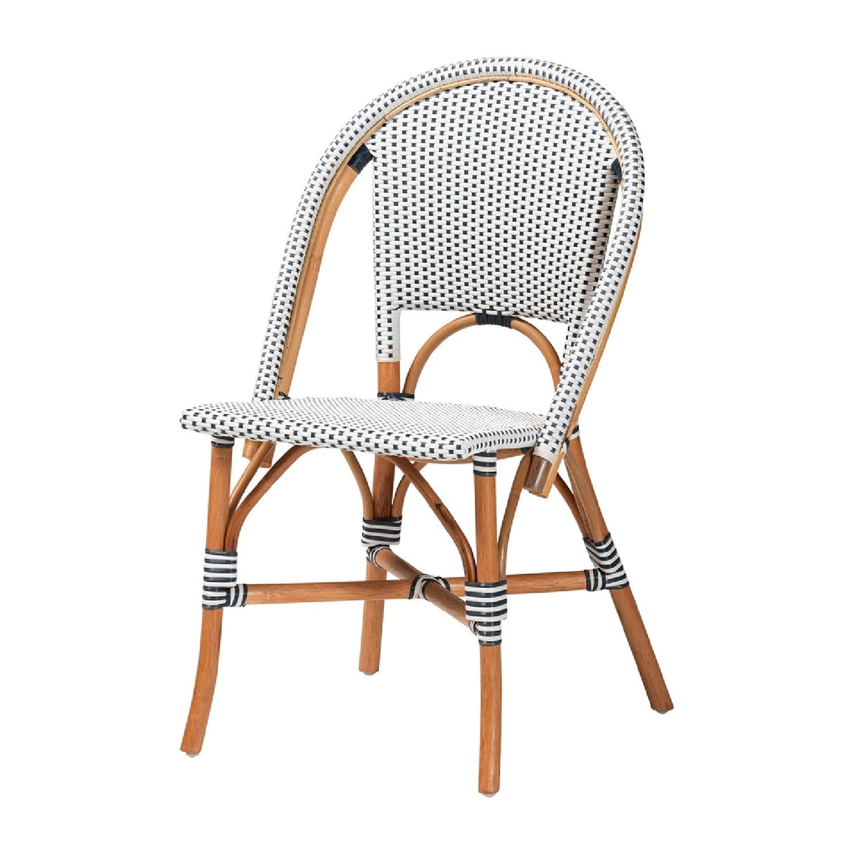   Contract furniture - Two Toned Weaving Indoor Outdoor Bistro Chair - www.oroatrade.com | Oroa.com