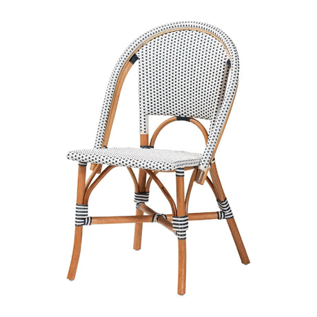   Contract furniture - Two Toned Weaving Indoor Outdoor Bistro Chair - www.oroatrade.com | Oroa.com