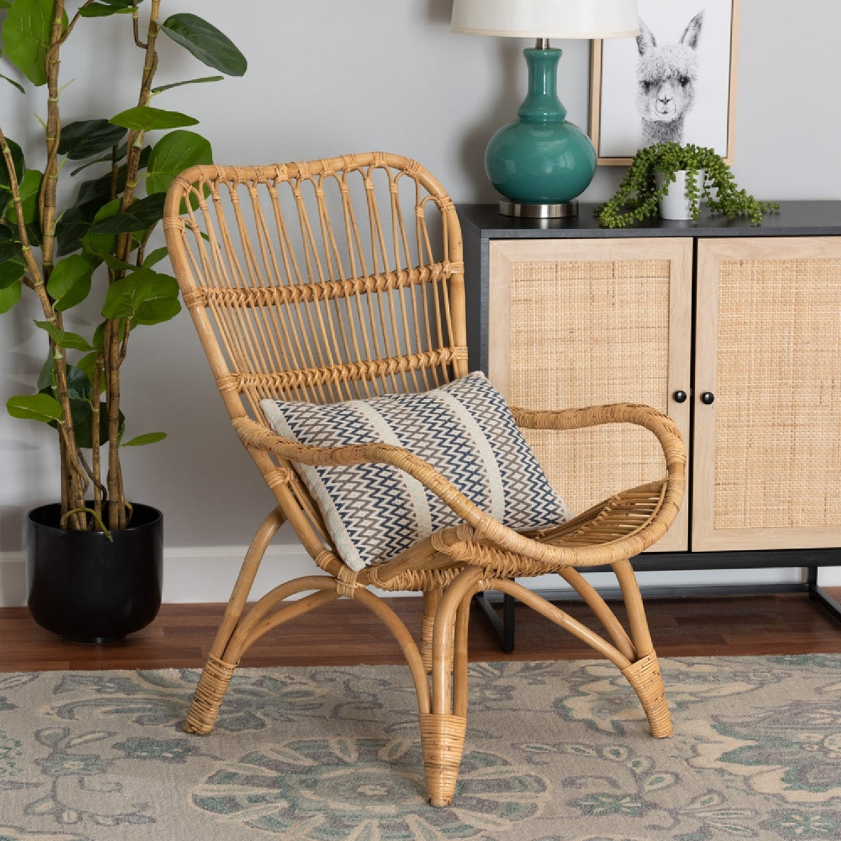   Modern European furniture - Rattan Modern Bohemian Lounge Chair - www.oroa.com | Oroa.com