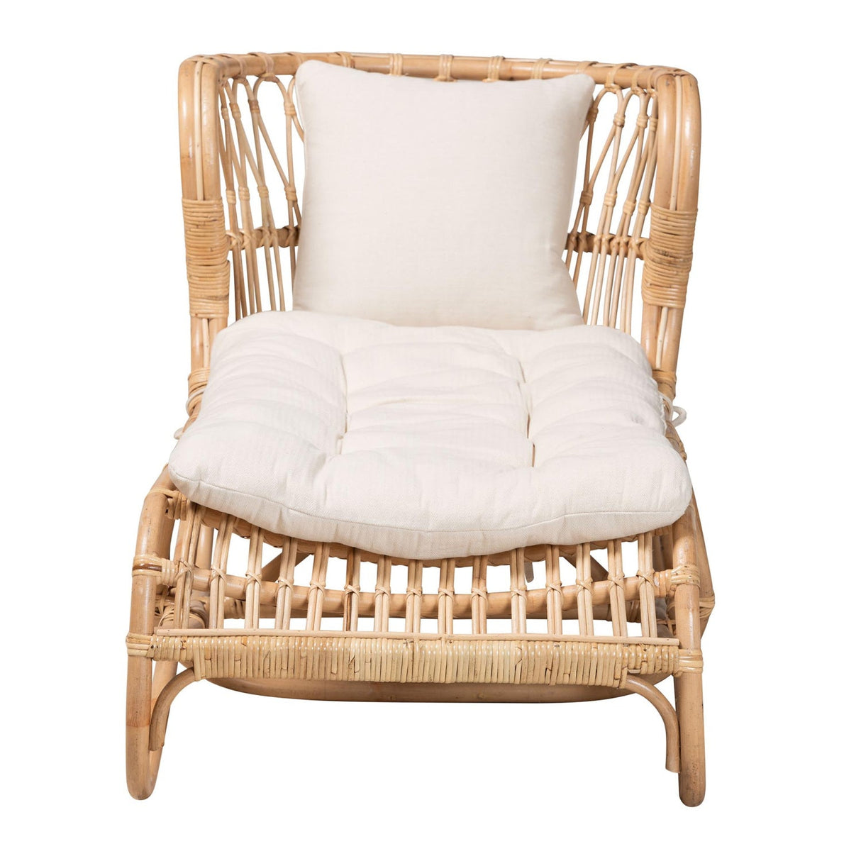   Modern European furniture - Brown Rattan Chaise Lounge - www.oroa.com | Oroa.com