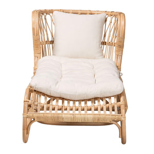   Modern European furniture - Brown Rattan Chaise Lounge - www.oroa.com | Oroa.com