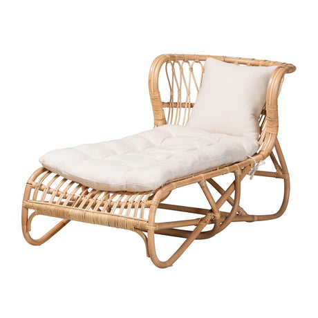   Modern European furniture - Brown Rattan Chaise Lounge - www.oroa.com | Oroa.com
