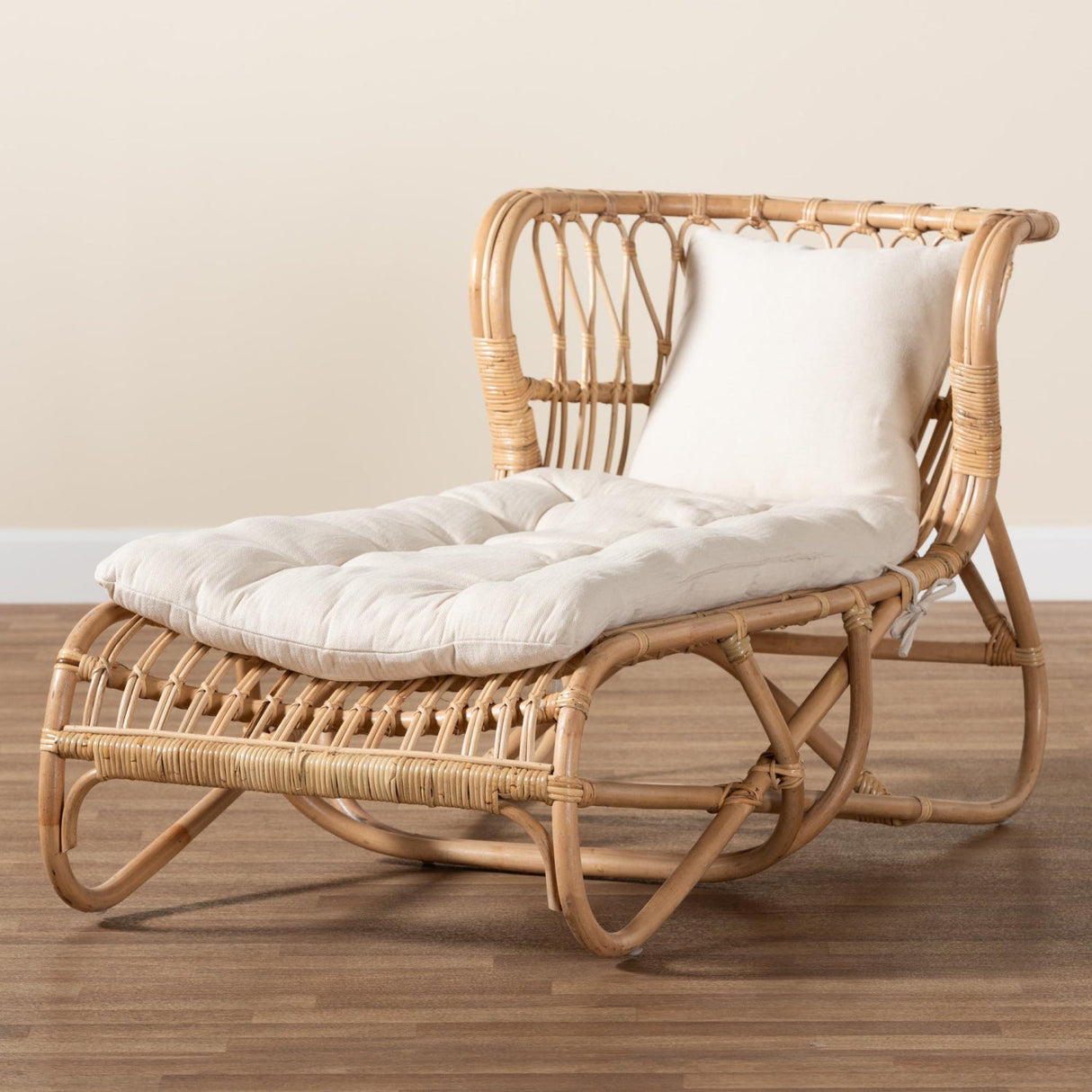   Modern European furniture - Brown Rattan Chaise Lounge - www.oroa.com | Oroa.com