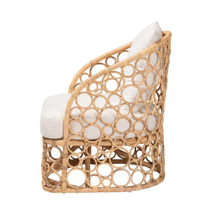  Modern European furniture - Sloped Arm Rattan Accent Chair - www.oroa.com | Oroa.com