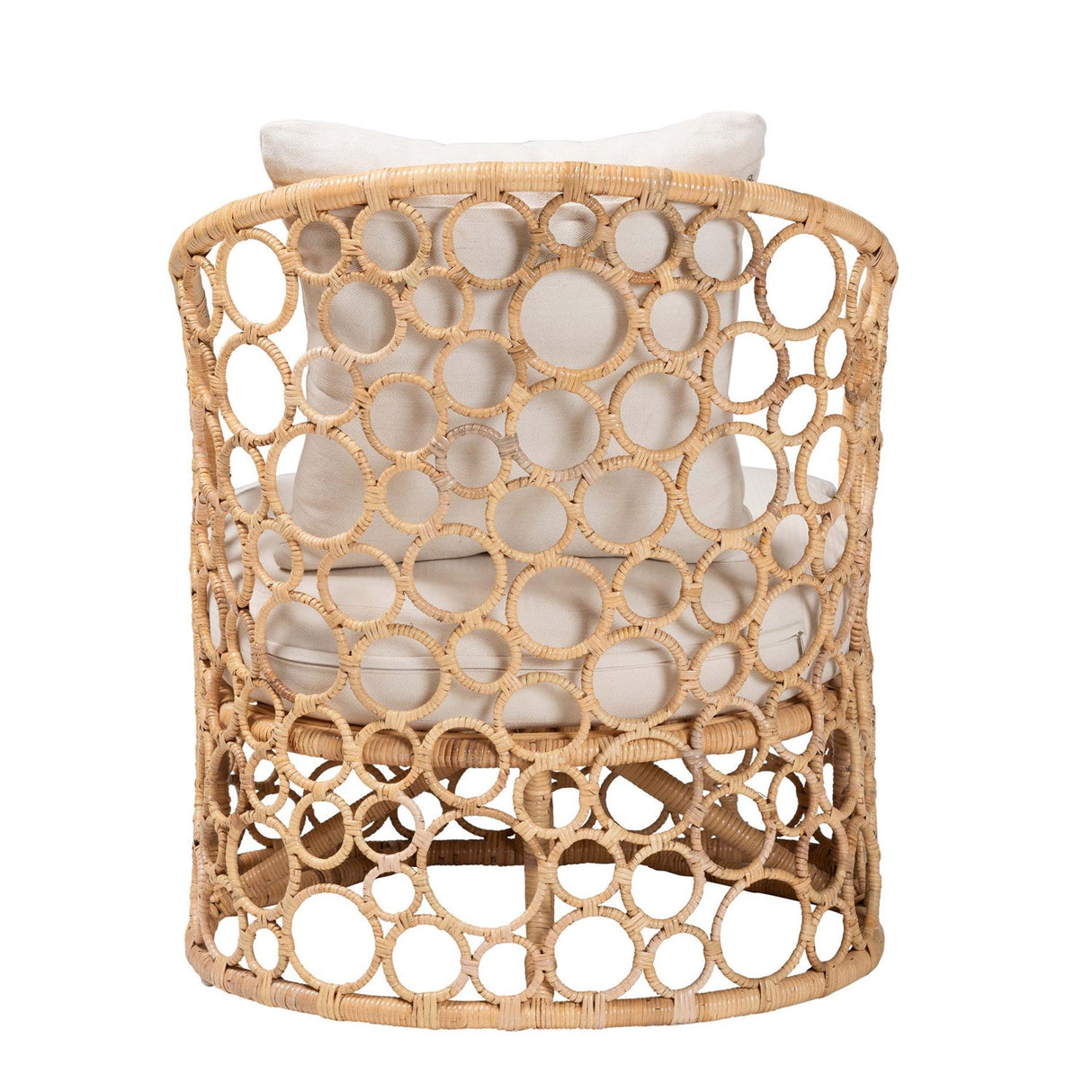   Modern European furniture - Sloped Arm Rattan Accent Chair - www.oroa.com | Oroa.com