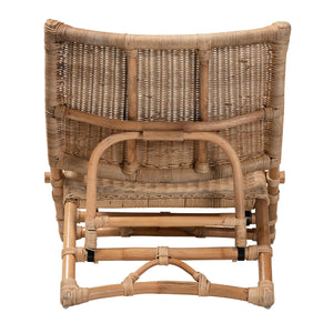   Modern European furniture - Natural Rattan Foldable Lounge Chair - www.oroa.com | Oroa.com