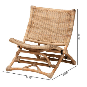   Modern European furniture - Natural Rattan Foldable Lounge Chair - www.oroa.com | Oroa.com