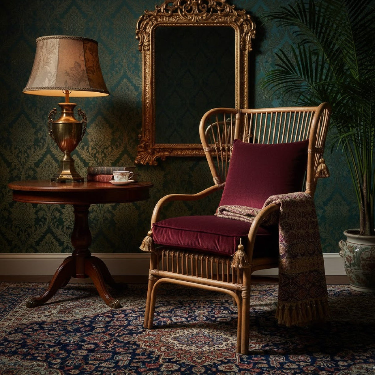   Modern European furniture - Rattan Rods Antique Lounge Chair - www.oroa.com | Oroa.com