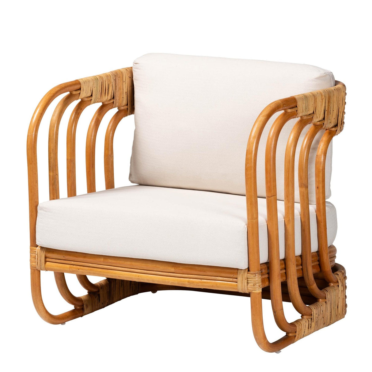   Modern European furniture - Modern Indoor Outdoor Boho Rattan Lounge Chair- www.oroa.com | Oroa.com
