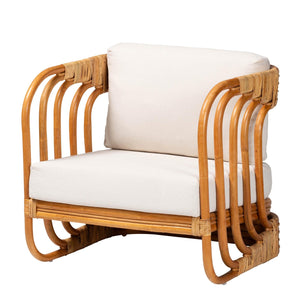   Modern European furniture - Modern Indoor Outdoor Boho Rattan Lounge Chair- www.oroa.com | Oroa.com