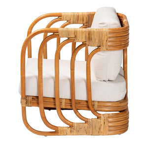   Modern European furniture - Modern Indoor Outdoor Boho Rattan Lounge Chair- www.oroa.com | Oroa.com