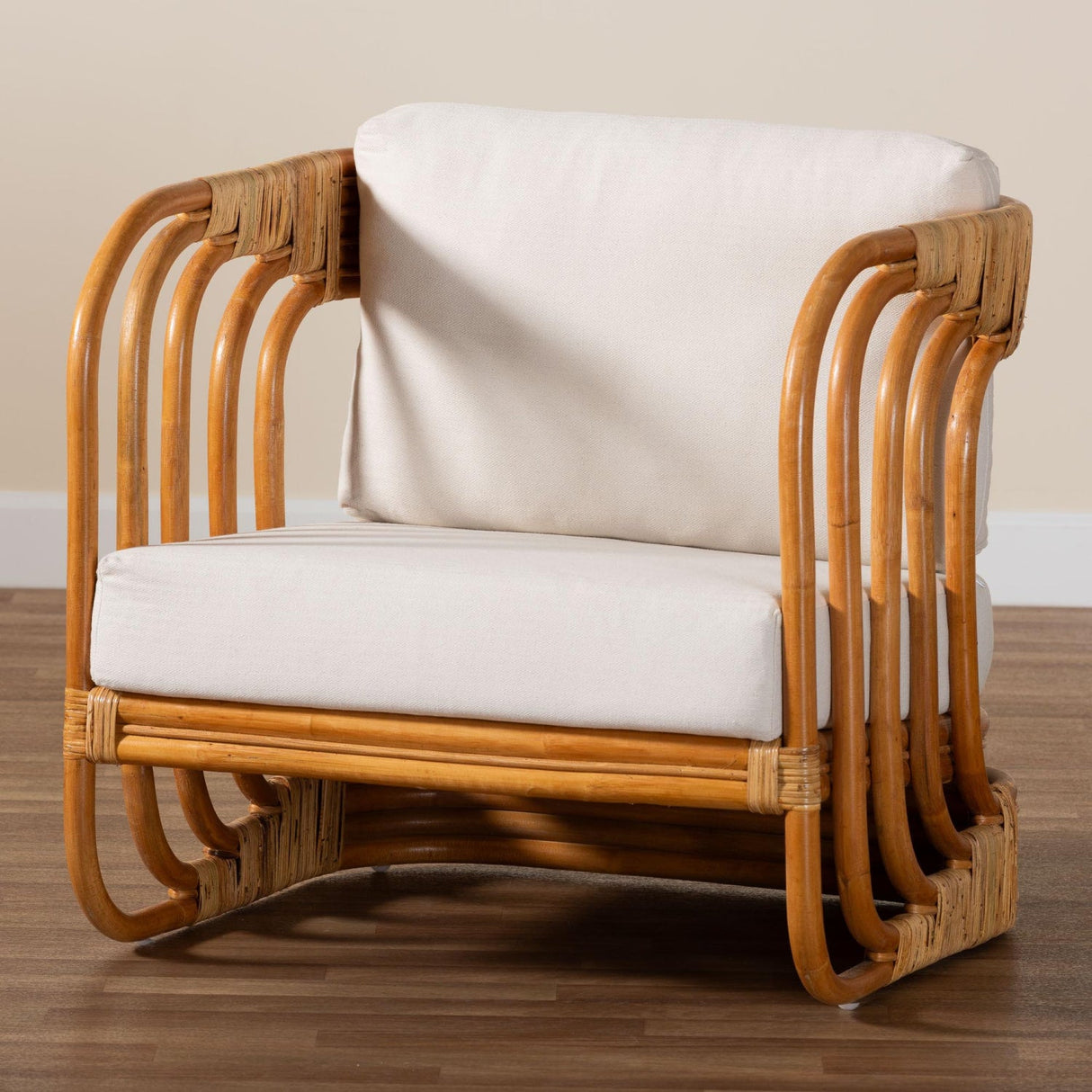   Modern European furniture - Modern Indoor Outdoor Boho Rattan Lounge Chair- www.oroa.com | Oroa.com