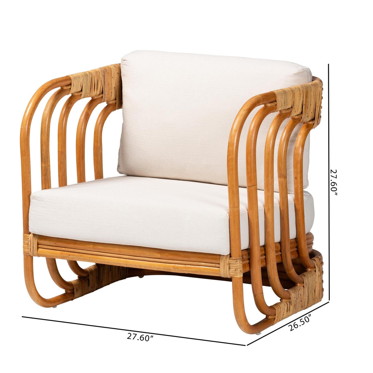   Modern European furniture - Modern Indoor Outdoor Boho Rattan Lounge Chair- www.oroa.com | Oroa.com