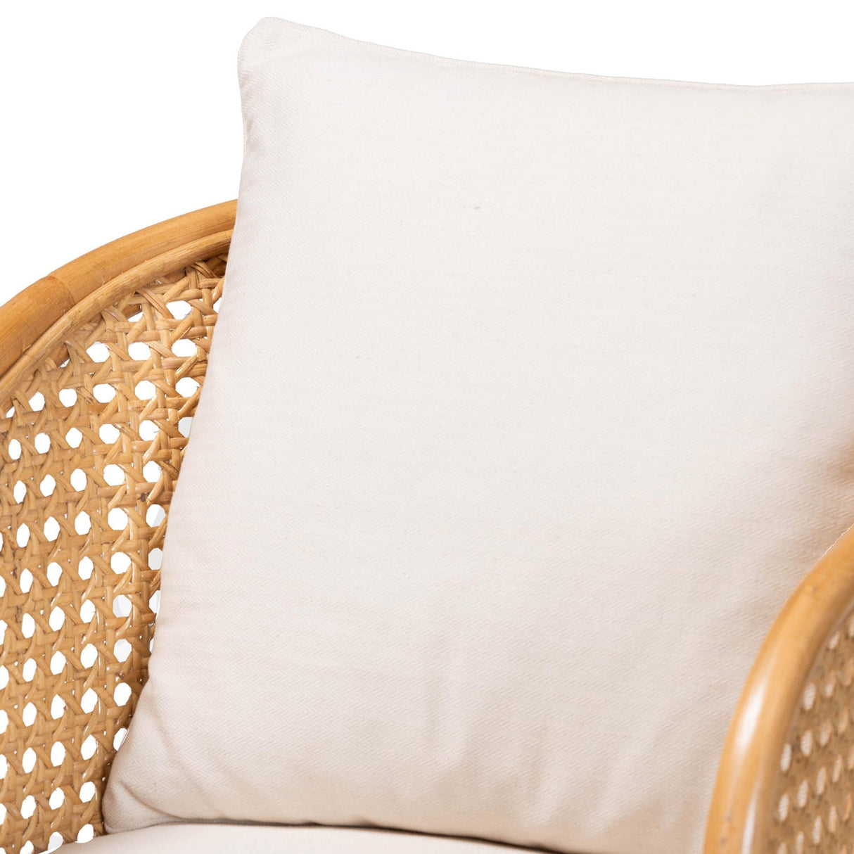   Modern European furniture - Cane Webbing Padded Accent Chair - www.oroa.com | Oroa.com