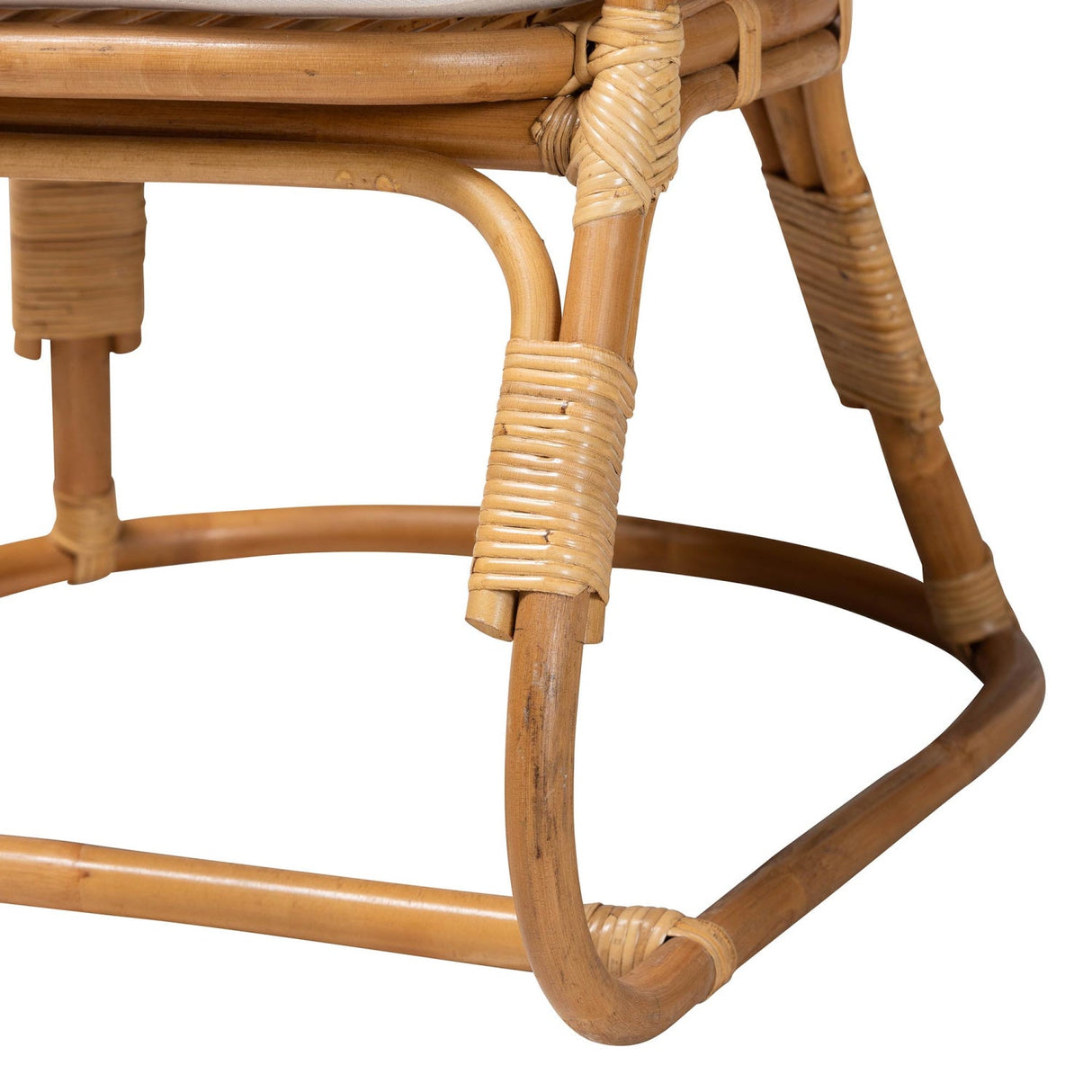   Modern European furniture - Cane Webbing Padded Accent Chair - www.oroa.com | Oroa.com