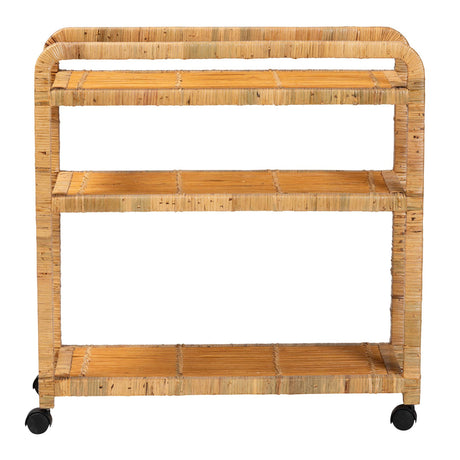   Modern European furniture - Rattan Wrapped Kitchen Cart - www.oroa.com | Oroa.com