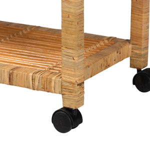   Modern European furniture - Rattan Wrapped Kitchen Cart - www.oroa.com | Oroa.com