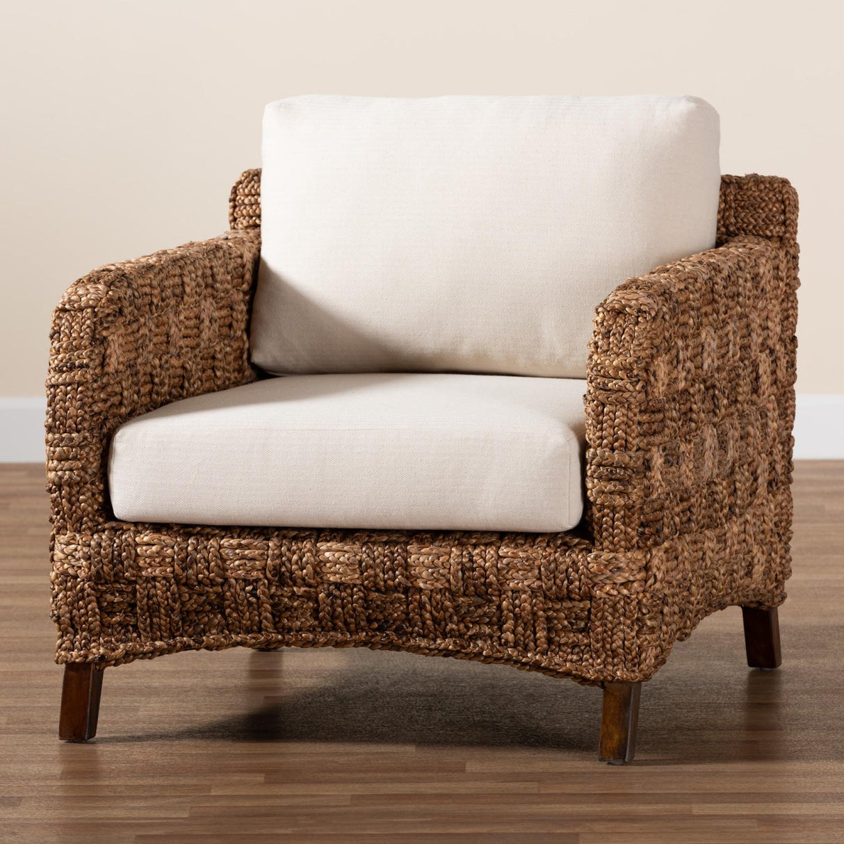   Modern European furniture - Woven Seagrass Bohemian Lounge Chair - www.oroa.com | Oroa.com