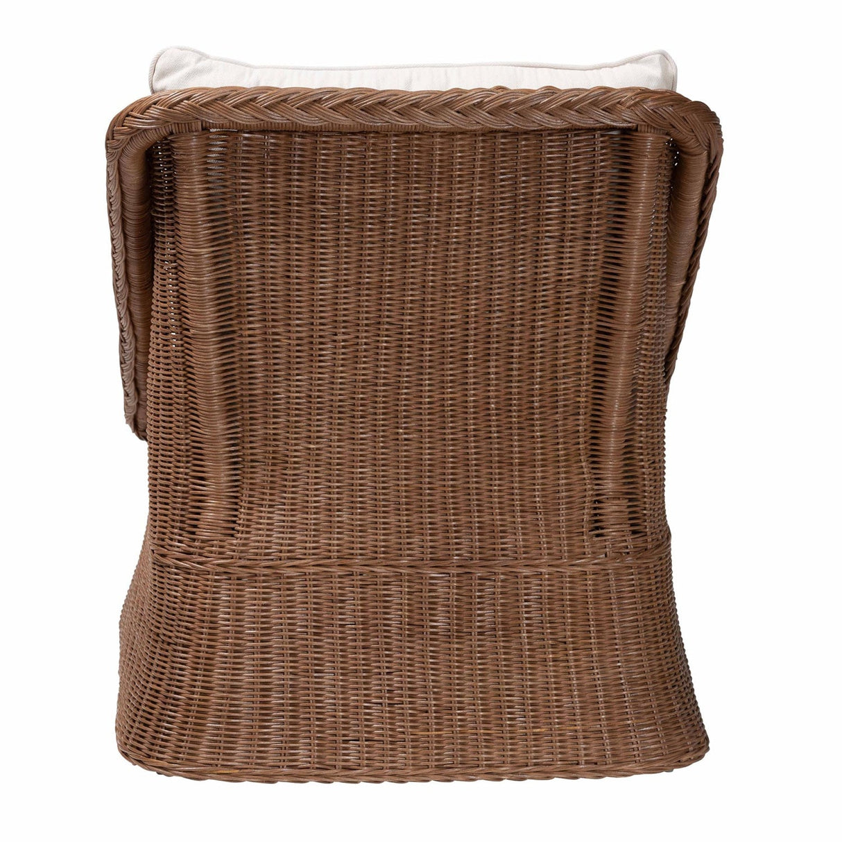   Modern European furniture - Brown Braided Rattan Accent Chair - www.oroa.com | Oroa.com