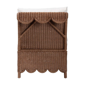   Modern European furniture - Wicker Scalloped Skirt Accent Chair - www.oroa.com | Oroa.com