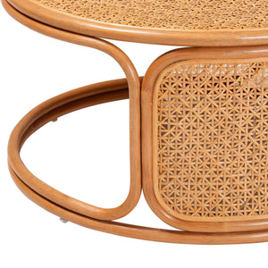   Modern European furniture - Round Rattan Peel Coffee Table - www.oroa.com | Oroa.com