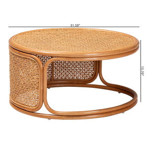   Modern European furniture - Round Rattan Peel Coffee Table - www.oroa.com | Oroa.com