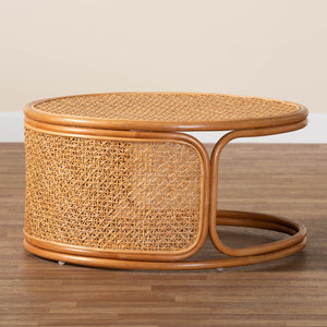  Modern European furniture - Round Rattan Peel Coffee Table - www.oroa.com | Oroa.com