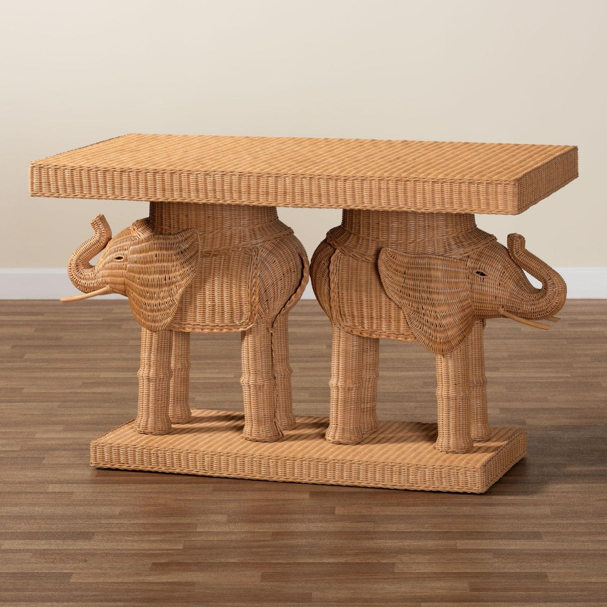   Modern European furniture - Rattan Elephant Console Table - www.oroa.com | Oroa.com