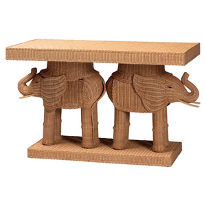   Modern European furniture - Rattan Elephant Console Table - www.oroa.com | Oroa.com