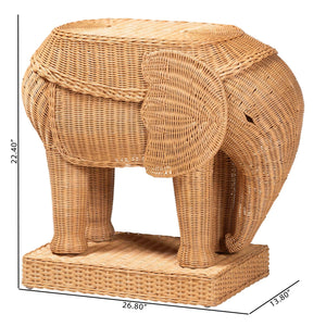   Modern European furniture - Rattan Elephant End Table - www.oroa.com | Oroa.com