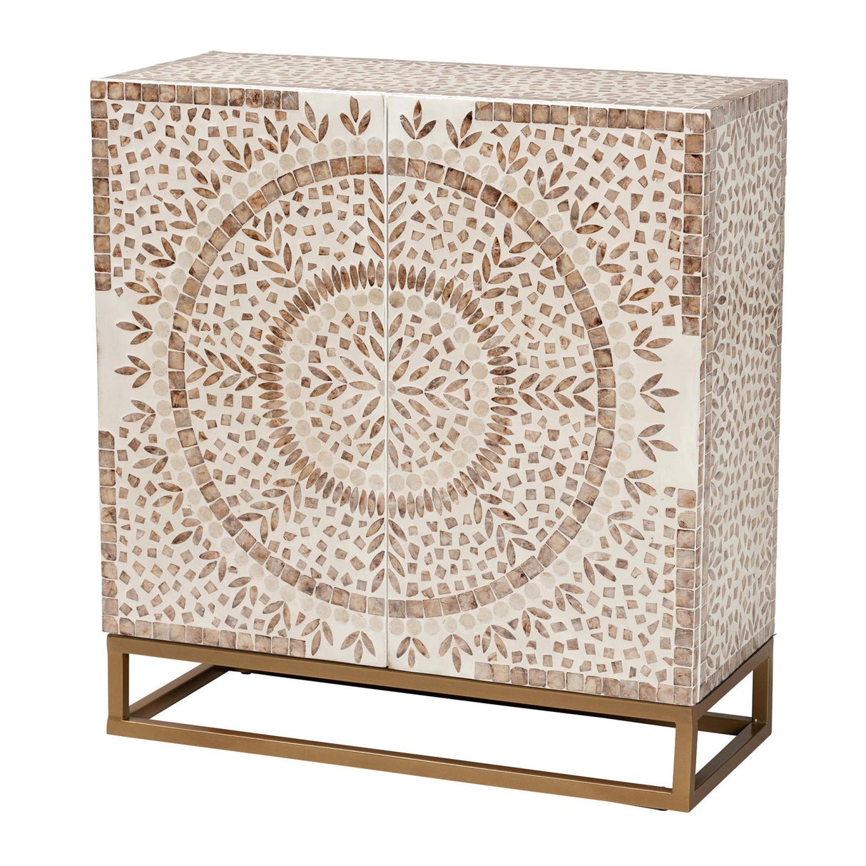   Modern European furniture - Floral Mother Of Pearl Cabinet - www.oroa.com | Oroa.com