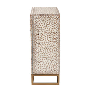   Modern European furniture - Floral Mother Of Pearl Cabinet - www.oroa.com | Oroa.com